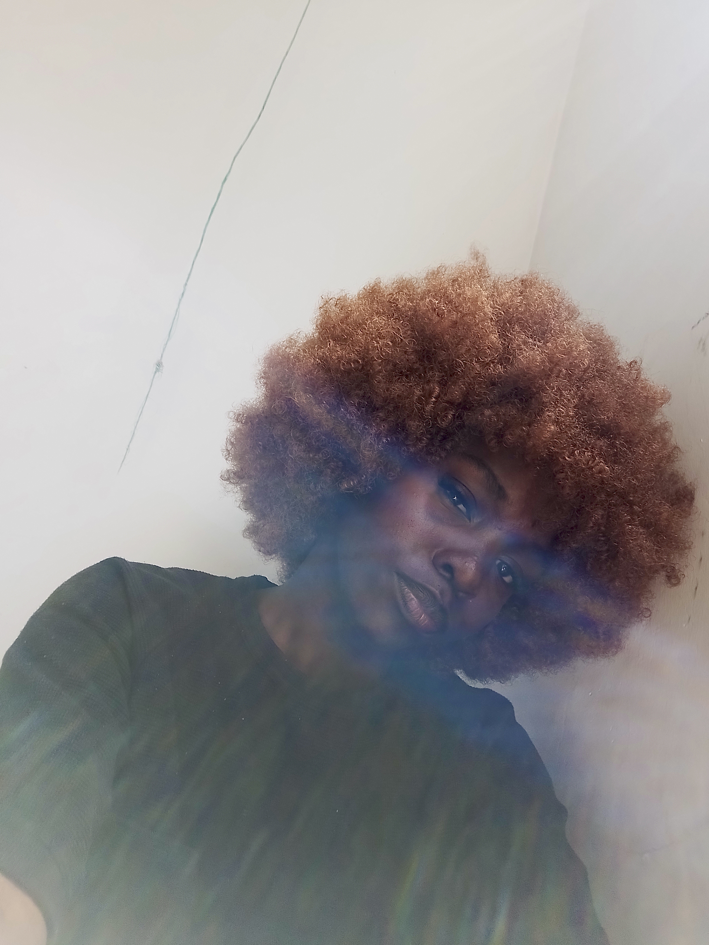 Black afro wig 