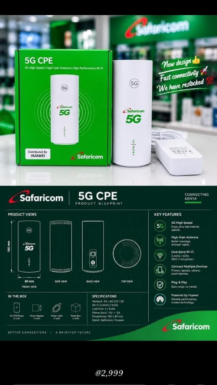 Safaricom 5G router