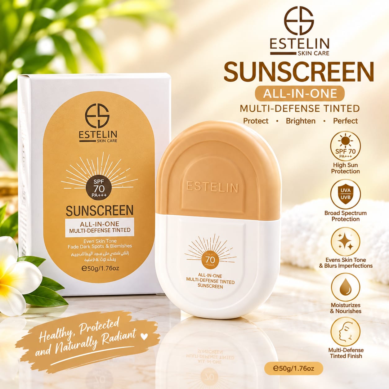 ESTELIN SUNSCREEN - MULTI DEFENSE 70SPF