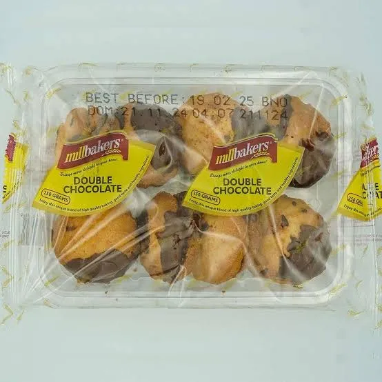 Millbakers Double Chocolate Cookies 250g â€“ Rich, Crunchy, and Irresistibly Chocolatey