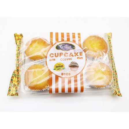 Festive Cupcake Orange 6pcs 270g – Soft, Zesty, and Delightfully Fresh