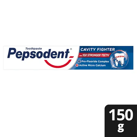 Pepsodent Cavity Fighter 150g â€“ Strong Teeth, Healthy Gums, Confident Smile