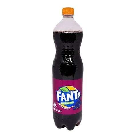 Fanta Blackcurrant Soda 1.25L – Bold, Bubbly & Bursting with Berry Flavor