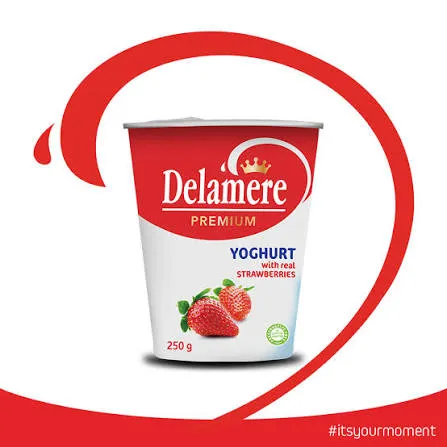 Delamere Strawberry Yoghurt 250 g â€“ Fresh, Fruity, and Creamy Delight