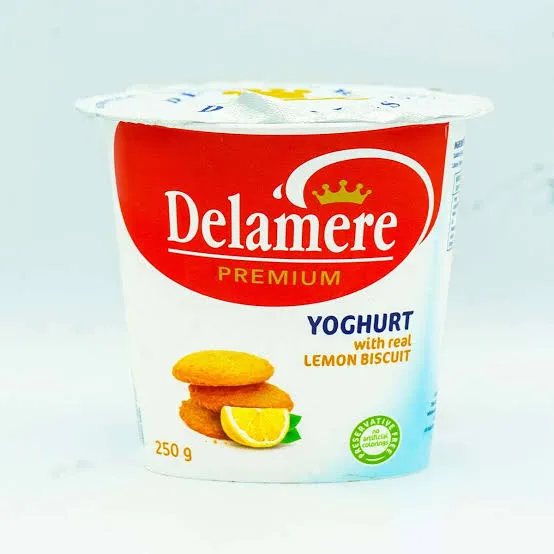 Delamere lemon biscuit Yoghurt 250 g â€“ Fresh, Fruity, and Creamy Delight