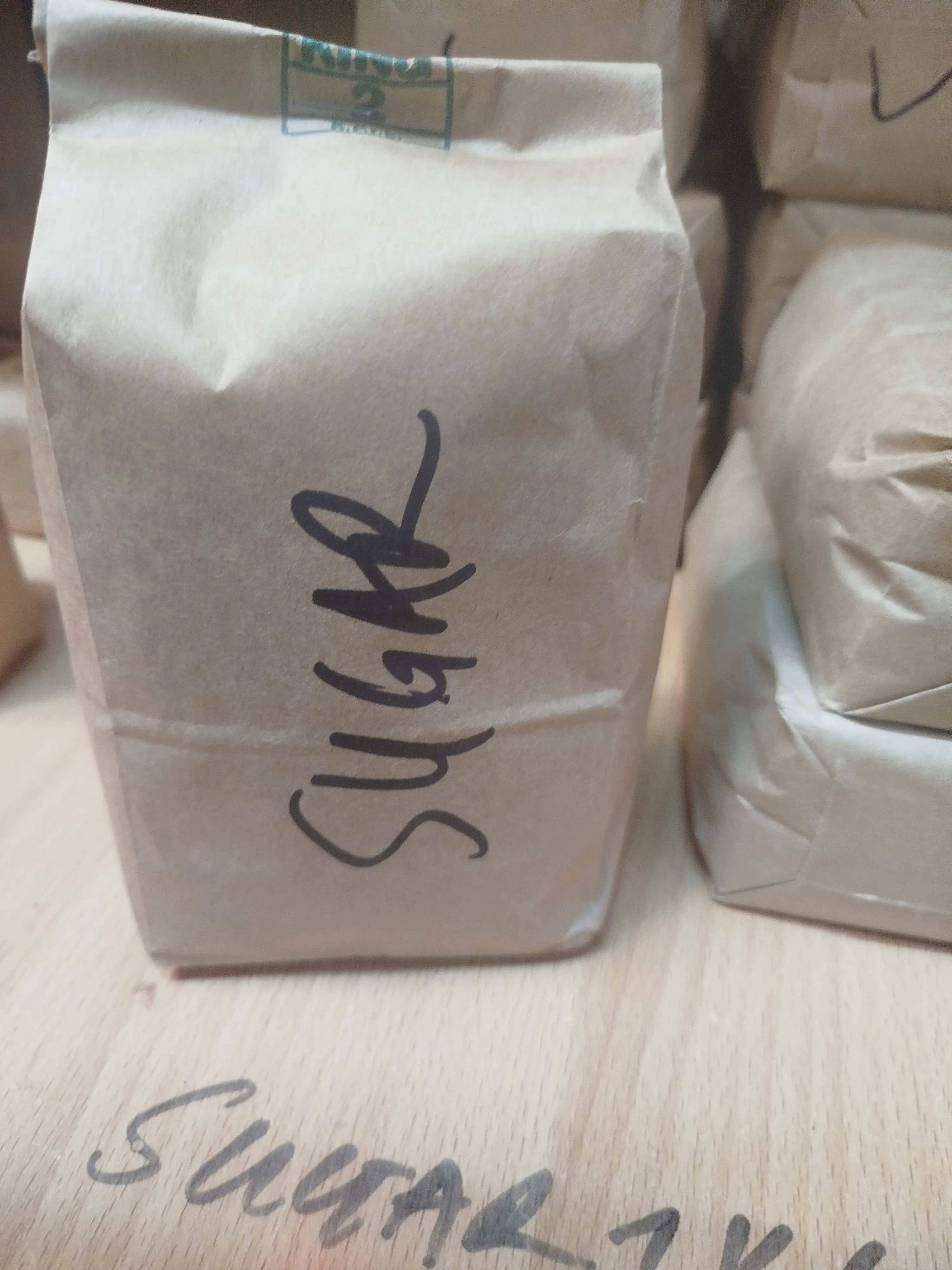 Packaged sugar 1kg