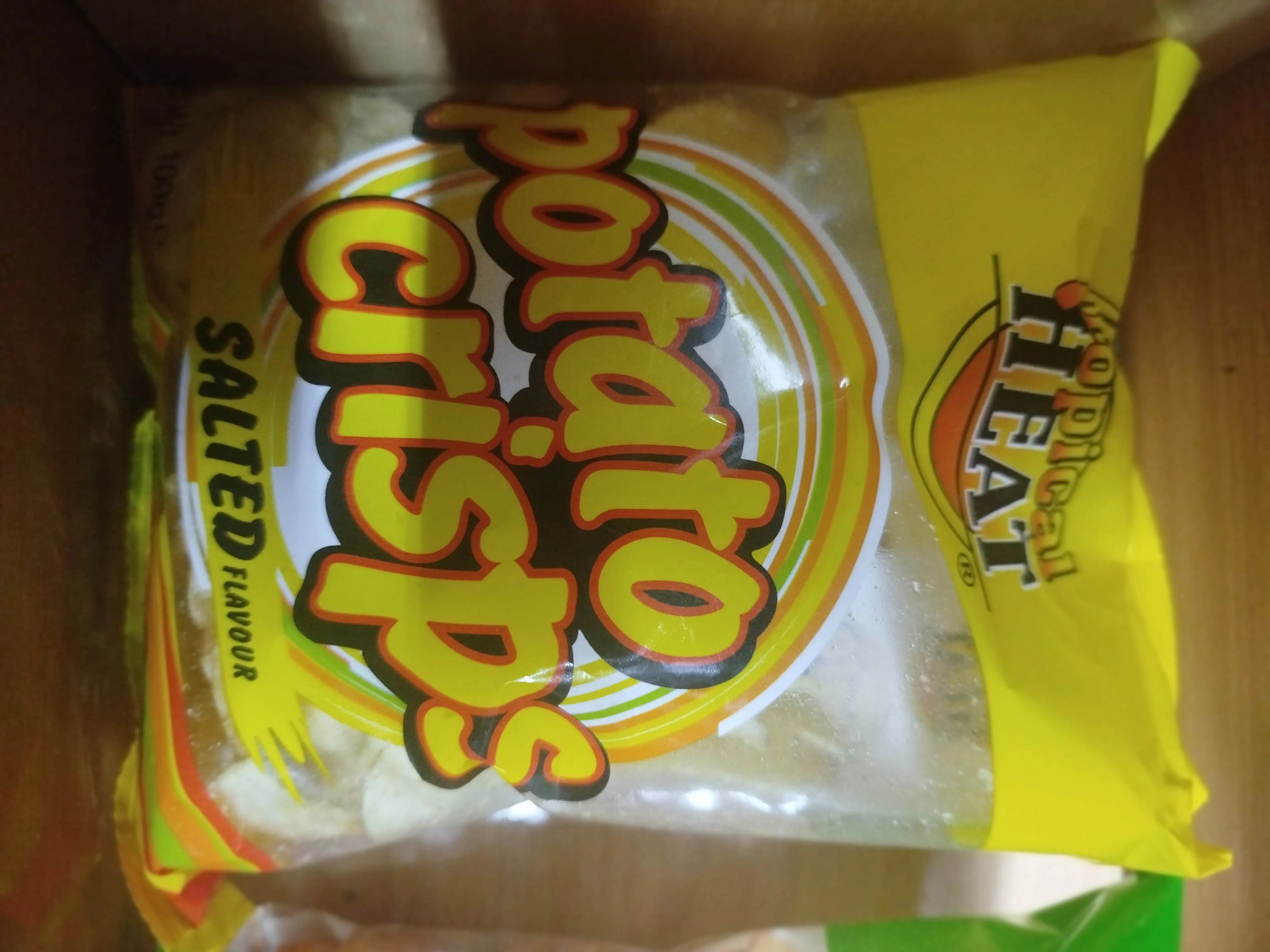 Tropical heat potato crisps - Salted flavour