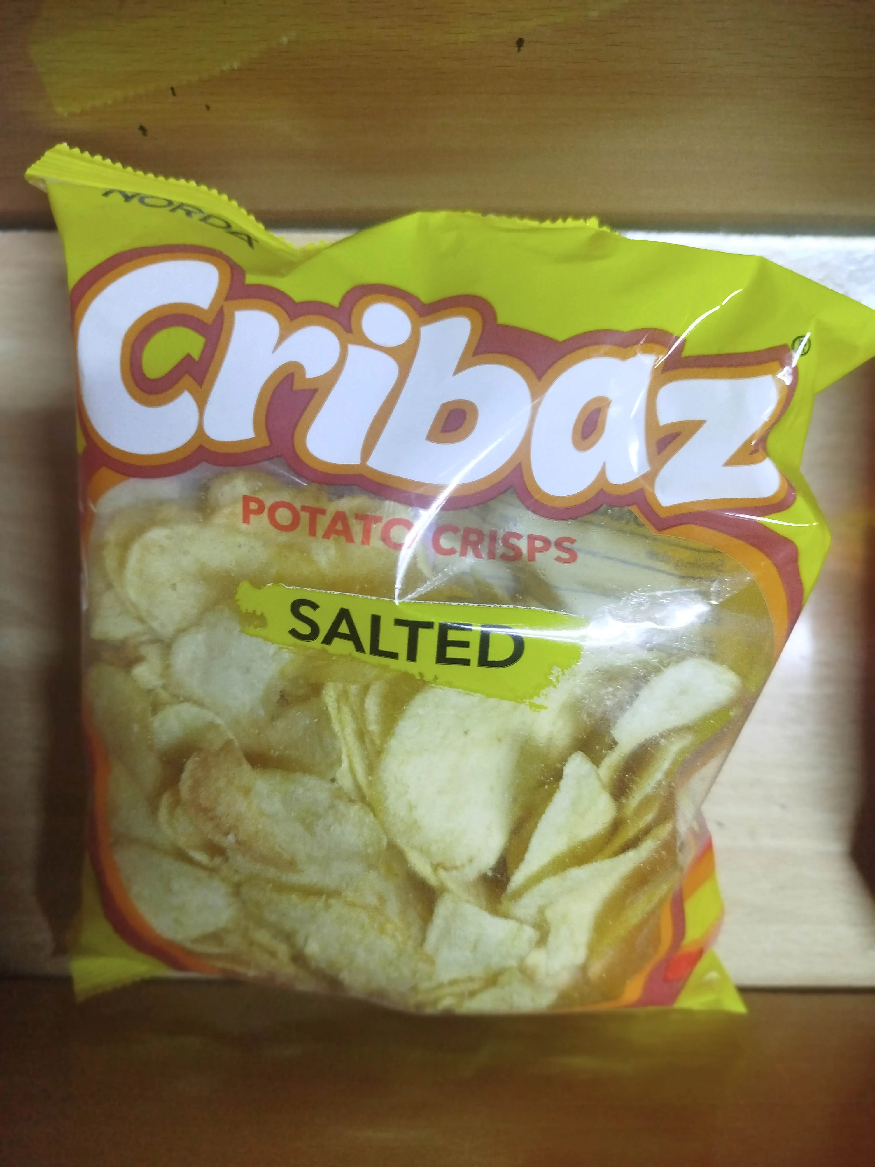 Cribaz potato crisps - salted flavour