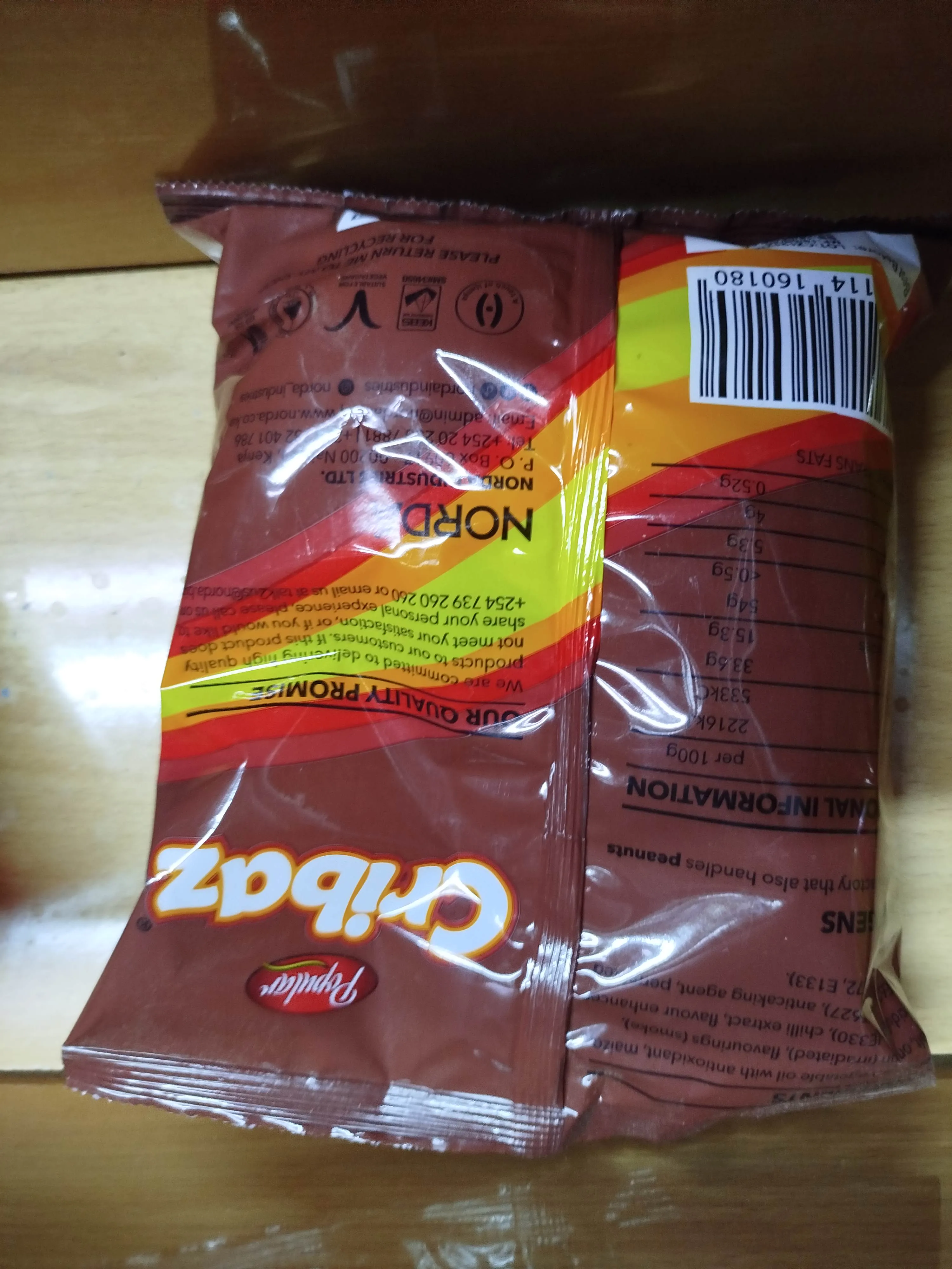 Cribaz potato crisps - Barbecue flavour