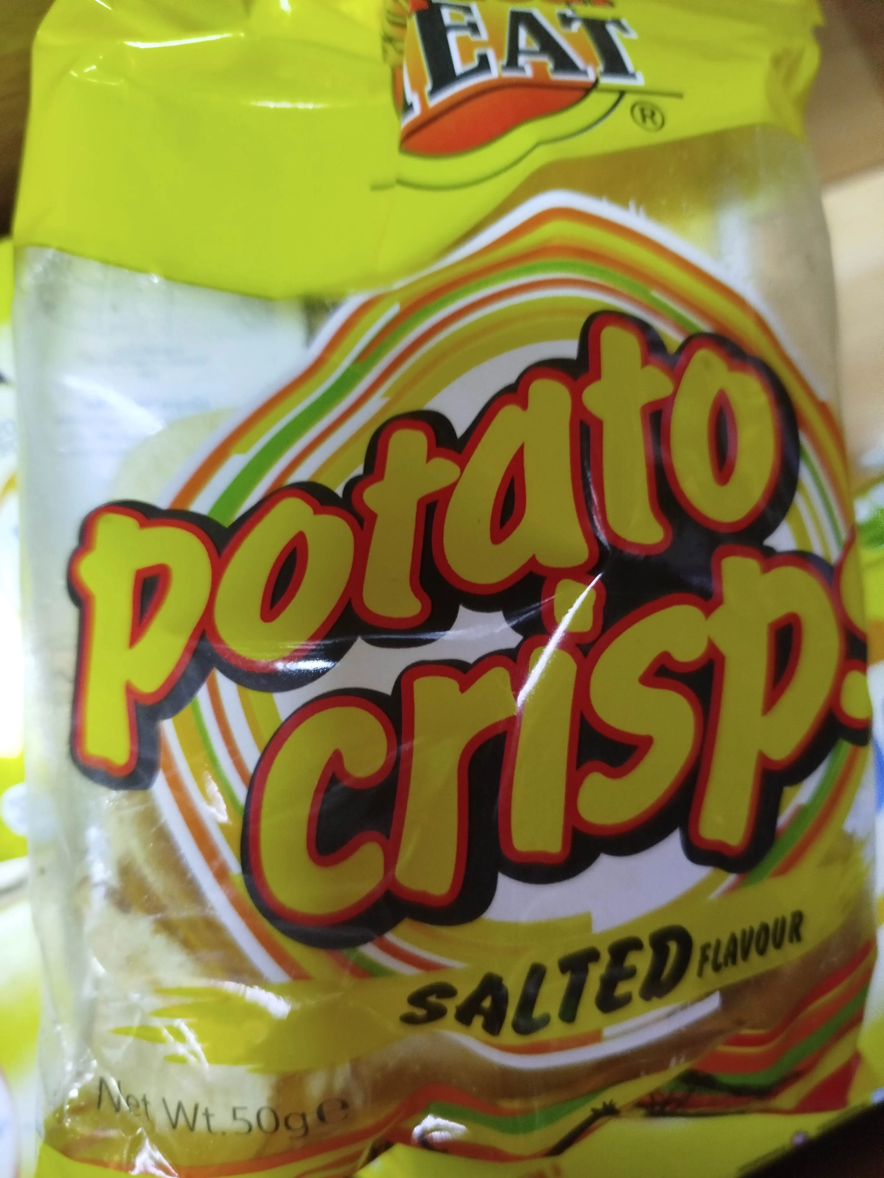 Tropical heat potato crisps - Salted flavour