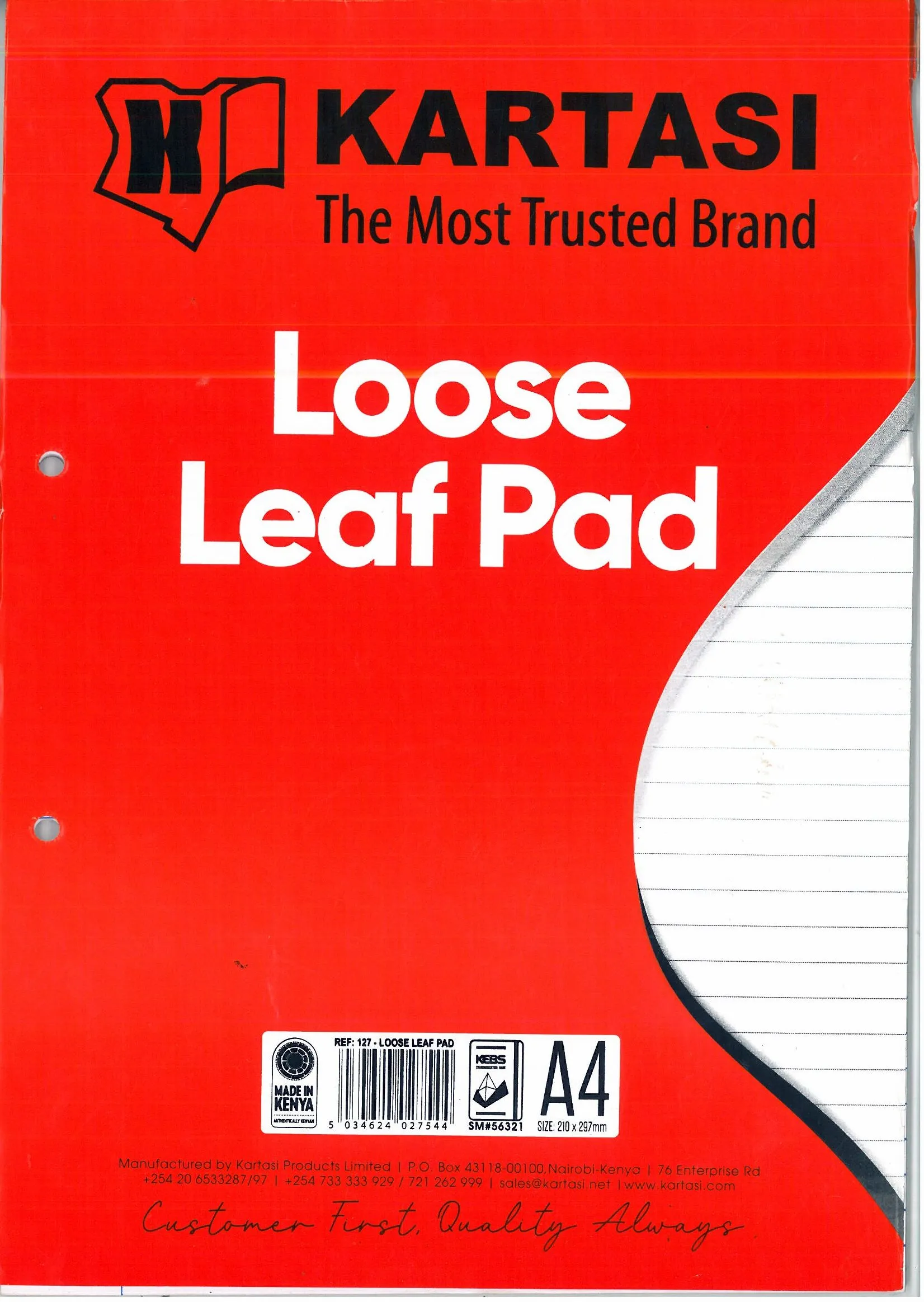 KARATASI loose Leaf pad