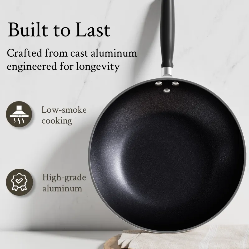 Aluminium pot non stick pan