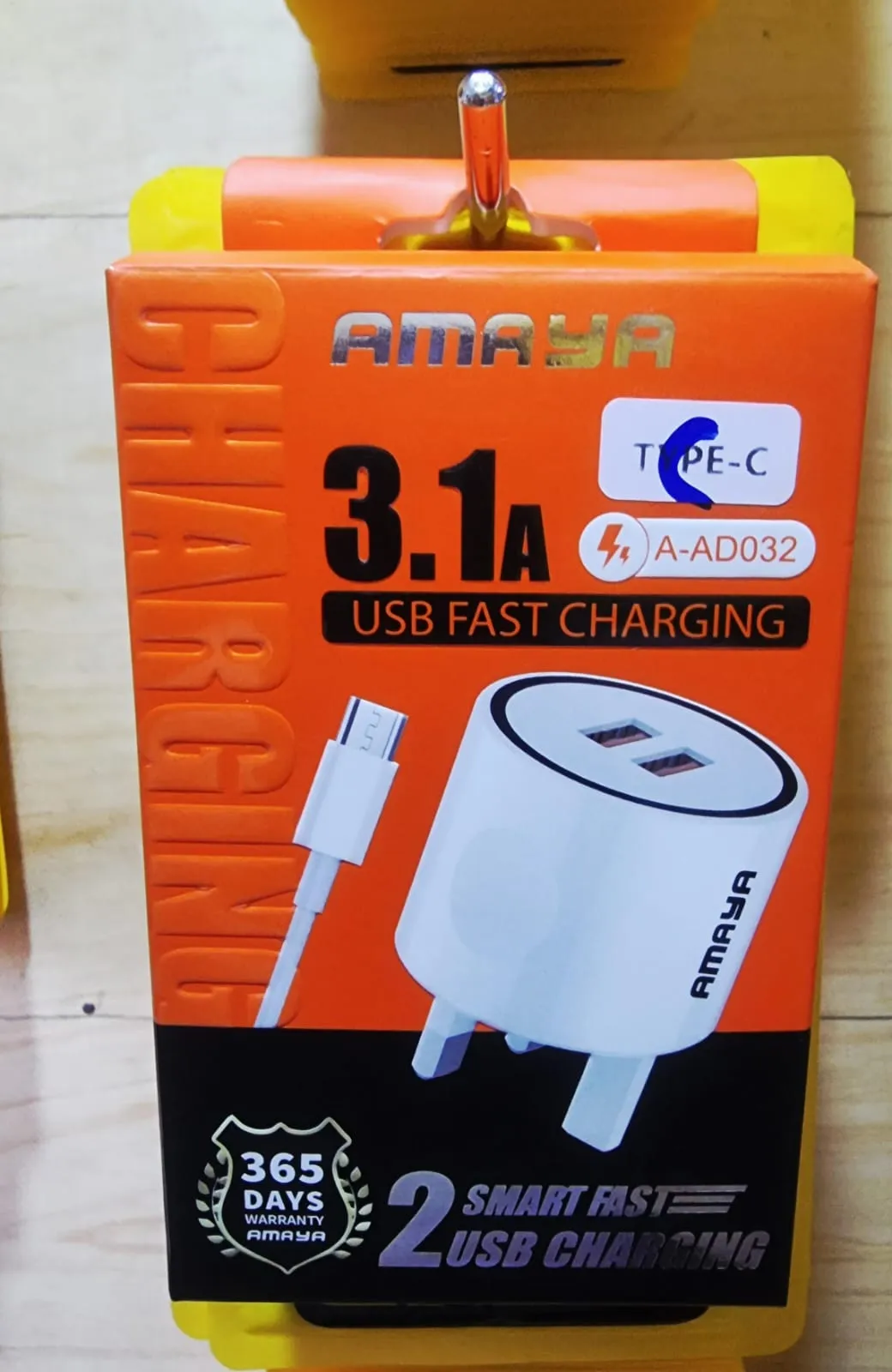 AMAYA TYPR B FAST CHARGER COMPLETE WHITE