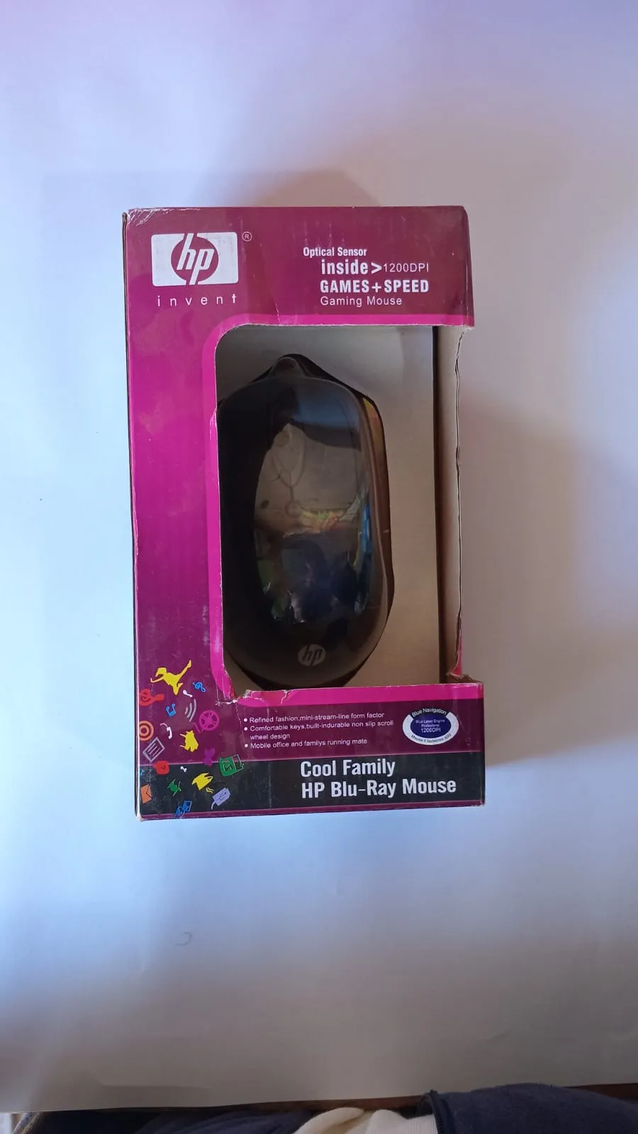 HP Blu-Ray Wired Mouse