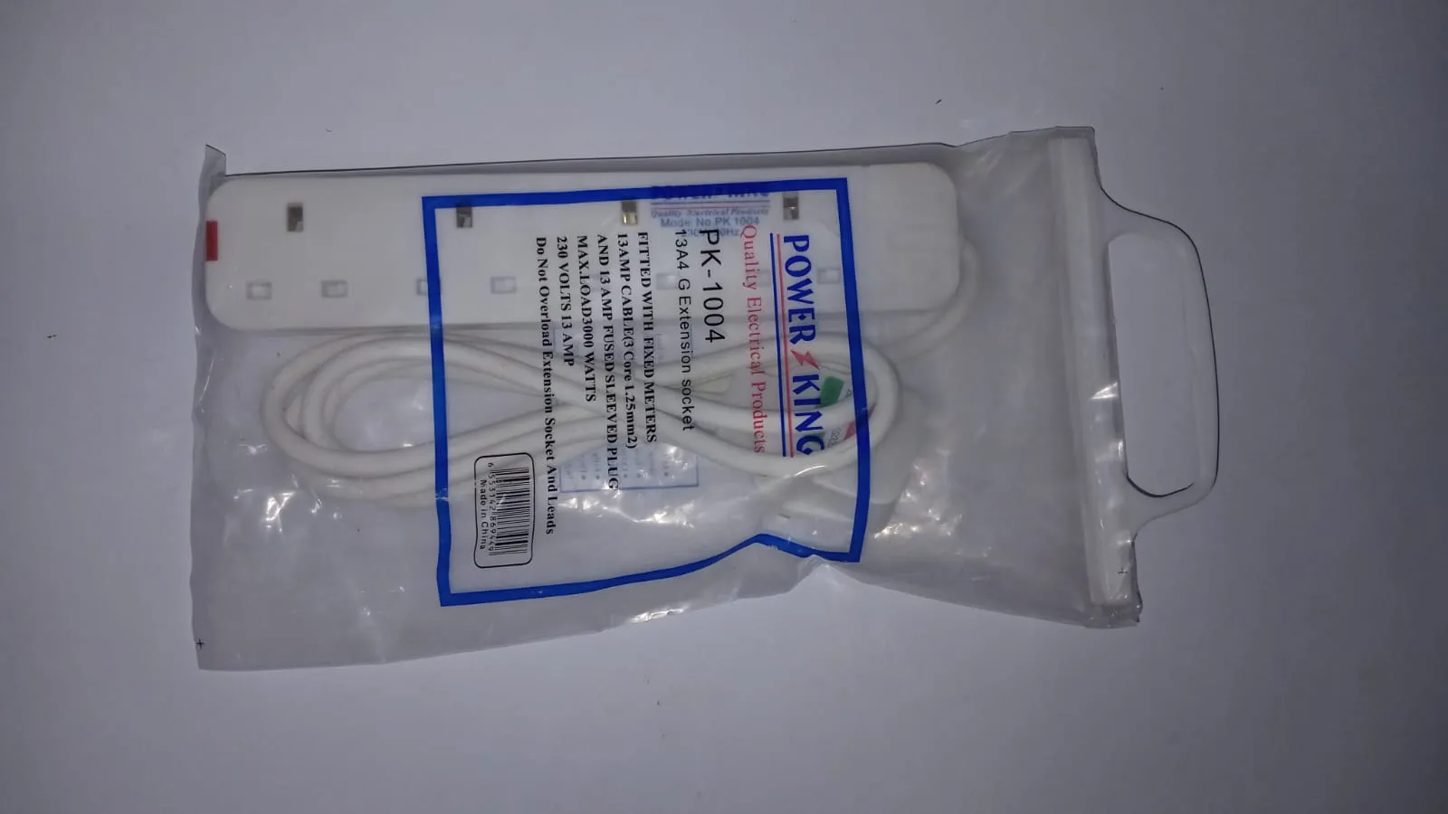 Power King PK1004 4-Way Power Extension