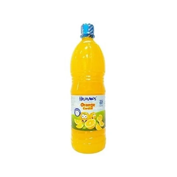 Highlands Orange Cordial 1L â€“ Refreshing Fruity Drink