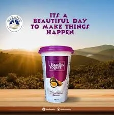 Gracies passion fruit yogurt