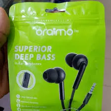 oraimo lite strong bass earphone with mic