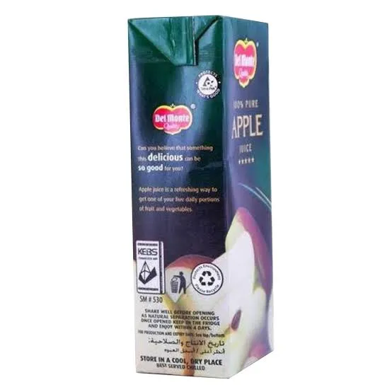 Del Monte Apple Juice – Crisp & Refreshing Taste 250 ml