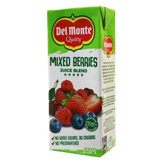 Del Monte Mixed Berries Juice 1L – Fruity & Refreshing