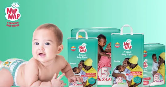 NIP NAP Premium Baby Diapers X-Large â€“ 5â€“18pcs