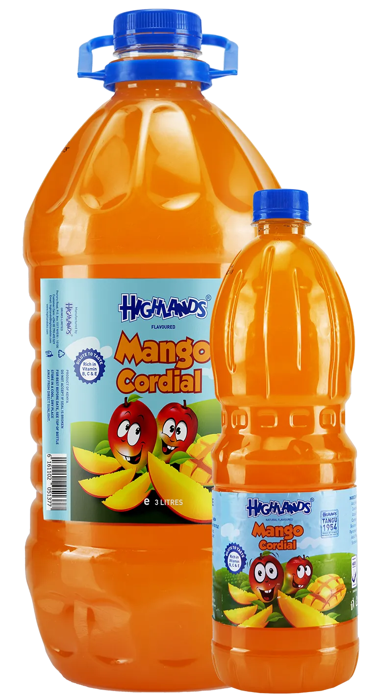 Highlands Mango Cordial 1L â€“ Sweet & Refreshing Drink