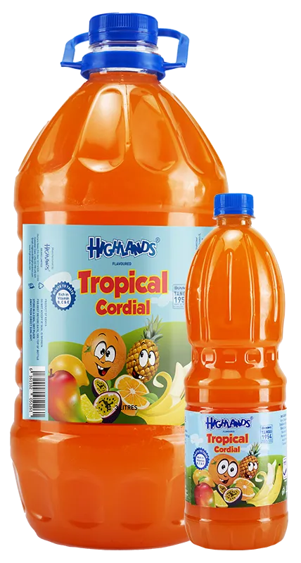 Highlands Tropical Cordial 2L â€“ Fruity & Refreshing Blend